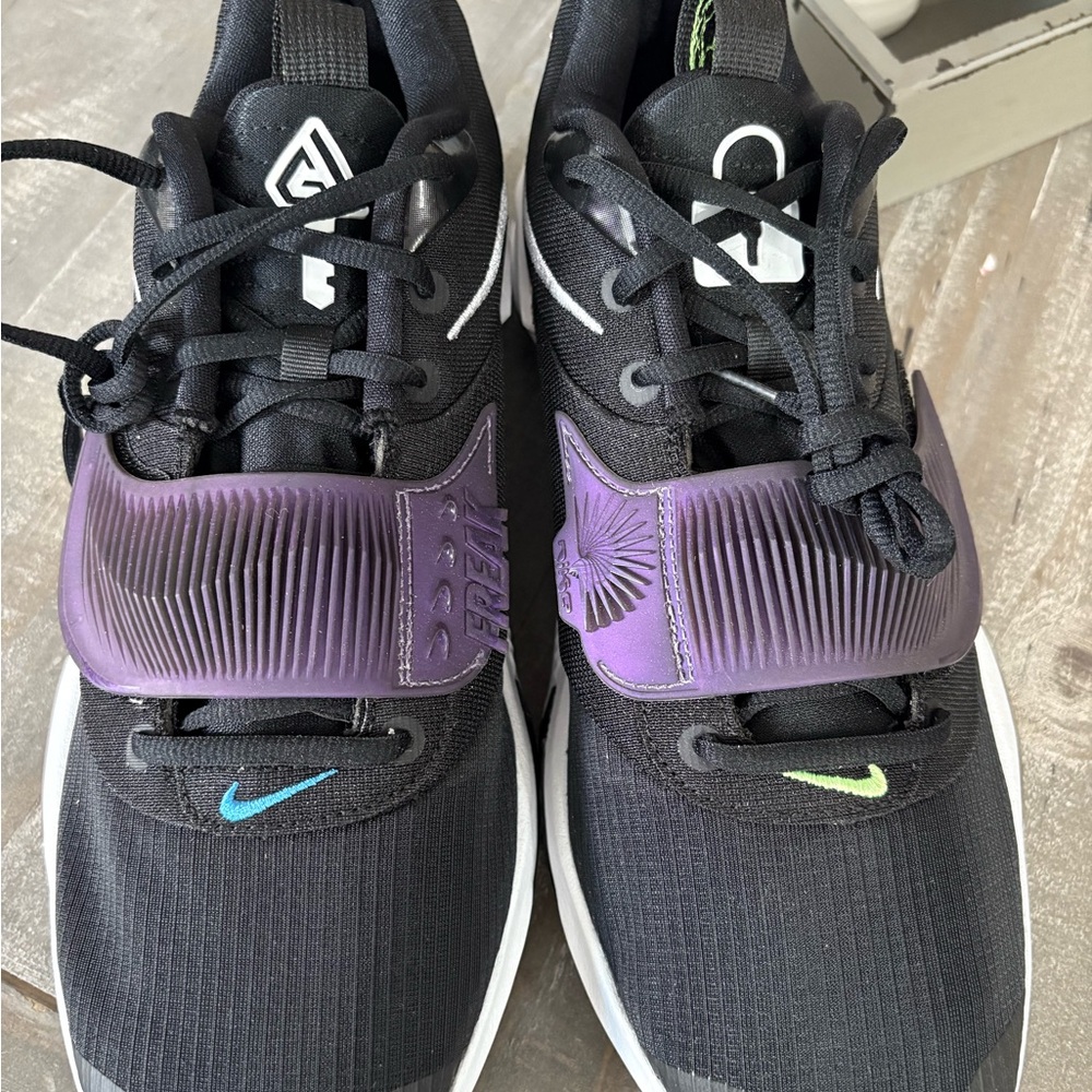 Nike Black and Purple Athletic Brand New Sneakers